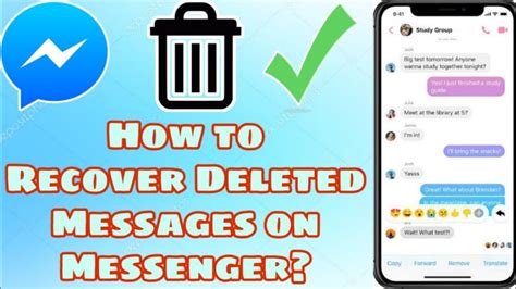 how to get deleted photos in messenger