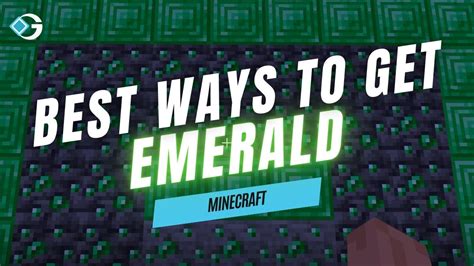 how to get emerald on minecraft