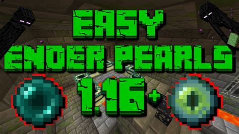 how to get ender pearls in minecraft