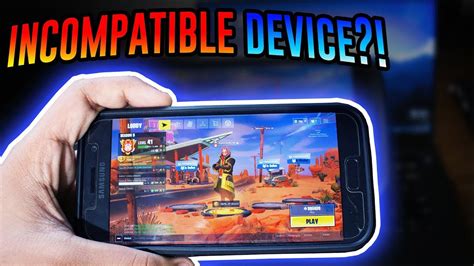 how to get fortnite on incompatible device