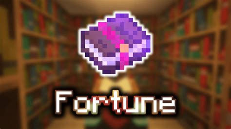 how to get fortune in minecraft
