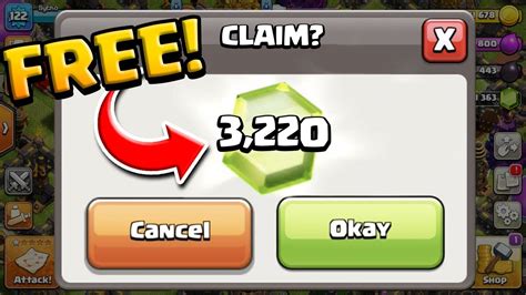 how to get free gems in coc