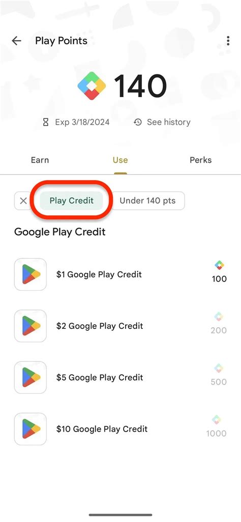 how to get google play credit
