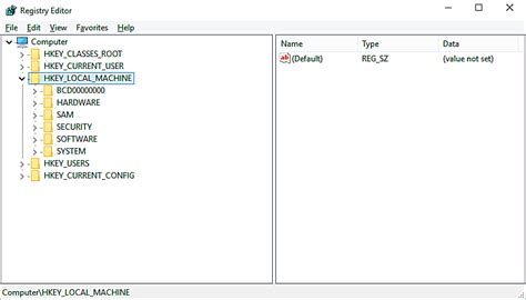 how to get into hkey_local_machine