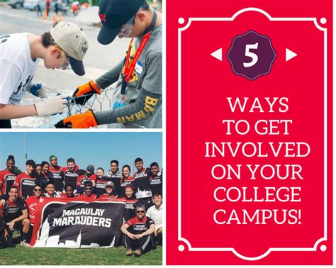 how to get involved in college