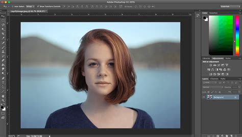 how to get liquify tool in photoshop