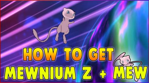 how to get mew in pokemon sun