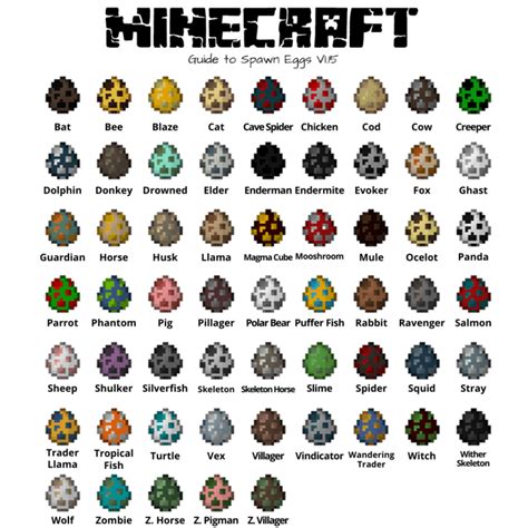 how to get mob eggs in minecraft