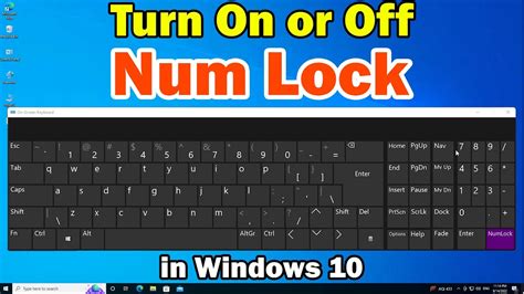 how to get number lock off
