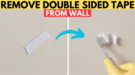 how to get off double sided tape