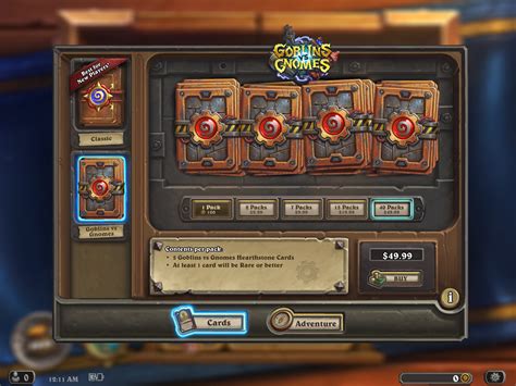 how to get packs in hearthstone