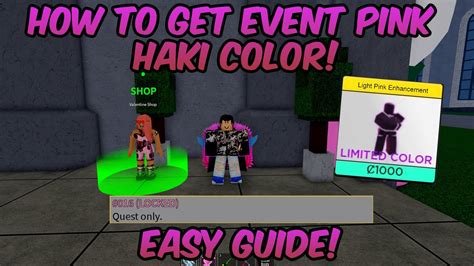 How To Get Pink Haki