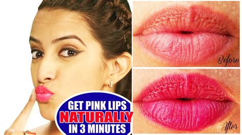 how to get pink lips naturally with honey