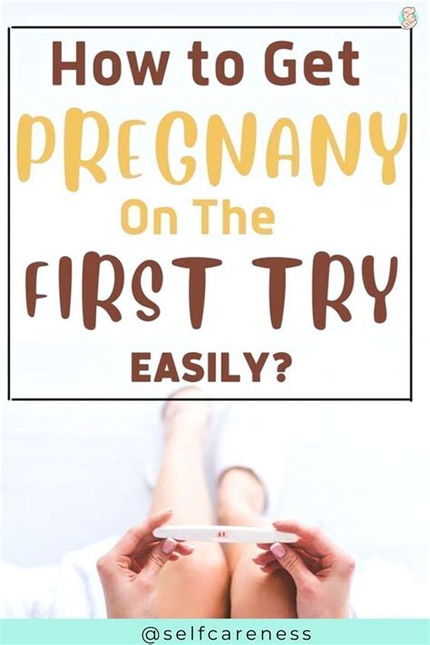 how to get pregnant on first try