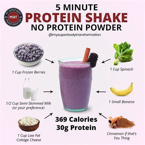 how to get protein in a smoothie