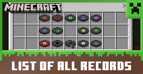 how to get records in minecraft
