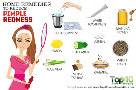 how to get redness out of pimple