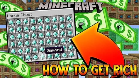 how to get rich on minecraft servers