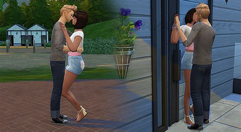 how to get sims to kiss passionately