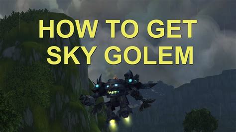 how to get sky golem