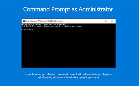 how to get to administrator command prompt