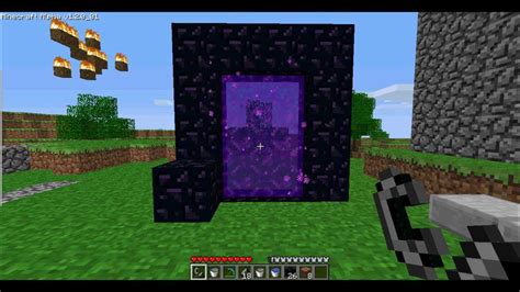 how to get to hell in minecraft