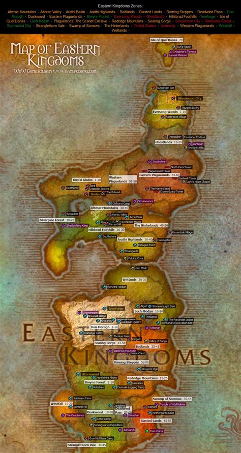 how to get to the eastern kingdoms