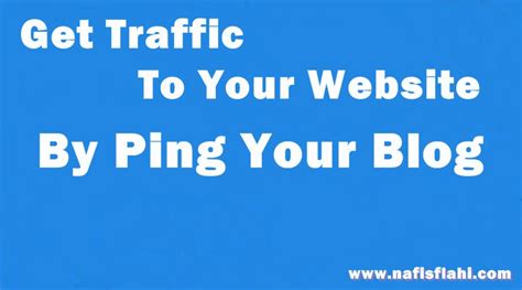 how to get traffic to my blogspot