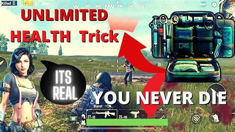 how to get unlimited health in pubg