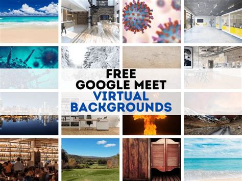 how to get virtual background on google meet