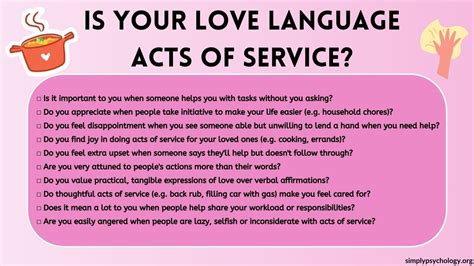 how to give acts of service love language