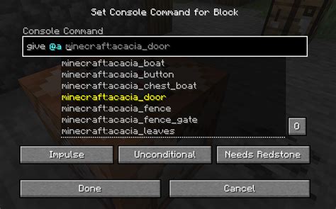 how to give players commands in minecraft