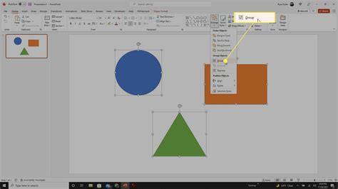 how to group a picture in powerpoint