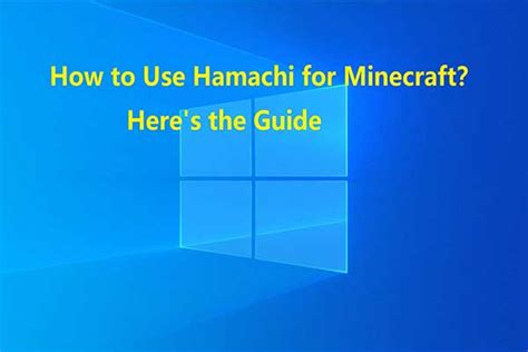 how to hamachi minecraft