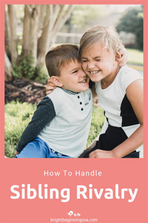 how to handle sibling rivalry in kids