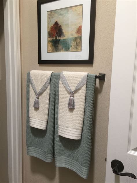 How To Hang Bathroom Towels On A Towel Bar
