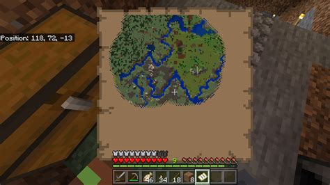 how to have a map in minecraft