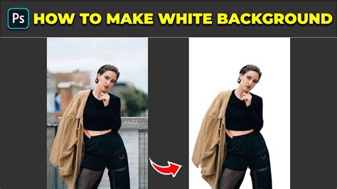 how to have white background in photoshop