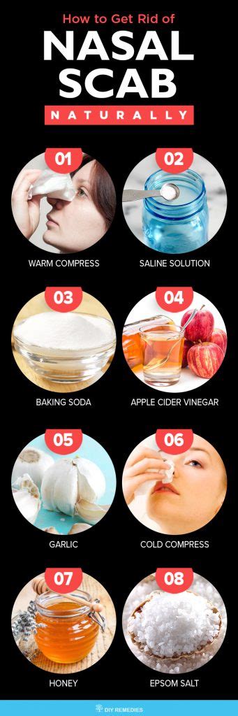 how to heal a scab in nose