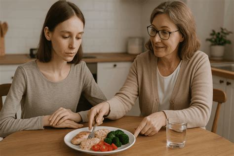 how to help someone with anorexia eat