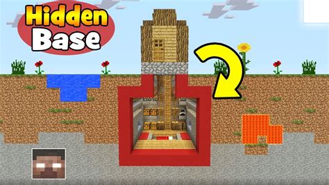 how to hide a base in minecraft