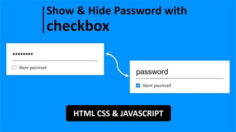 how to hide a password in html