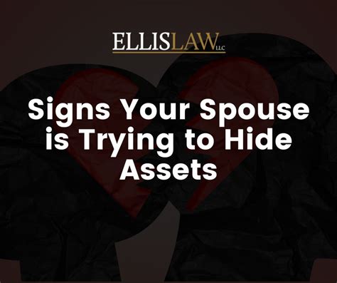 how to hide assets from spouse