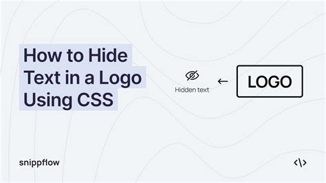 how to hide text using css