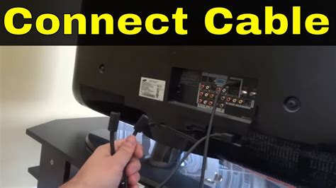 how to hook up cable for free