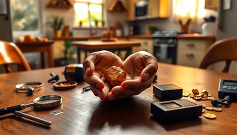 how to identify gold in home