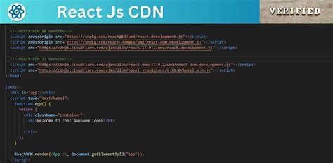 how to import cdn in react