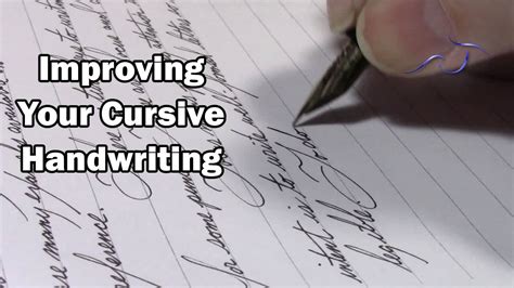How To Improve Your Cursive 8 Steps With Improve Cursive Writing - Improve Cursive Writing