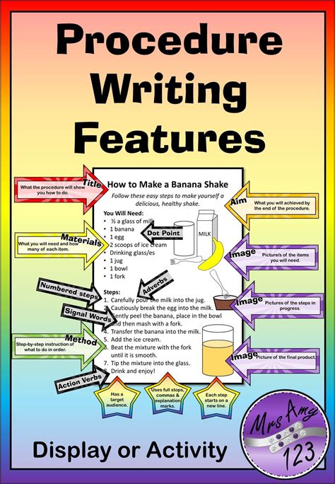 How To Improve Your Procedure Writing Procedure Writing Activity - Procedure Writing Activity