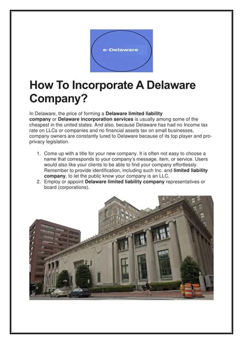 how to incorporate in delaware wiki